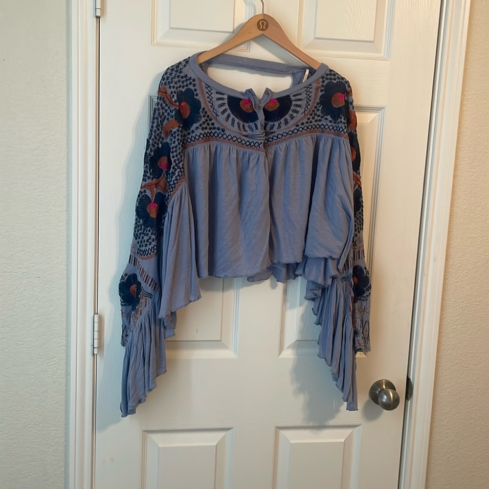 Free people cropped long sleeve